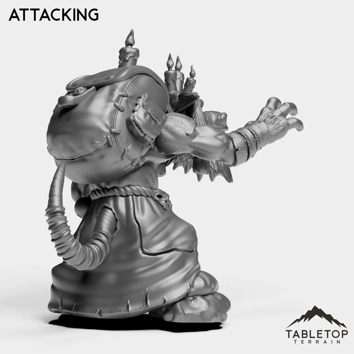 Tabletop Terrain Miniature Kobold Pyromancer