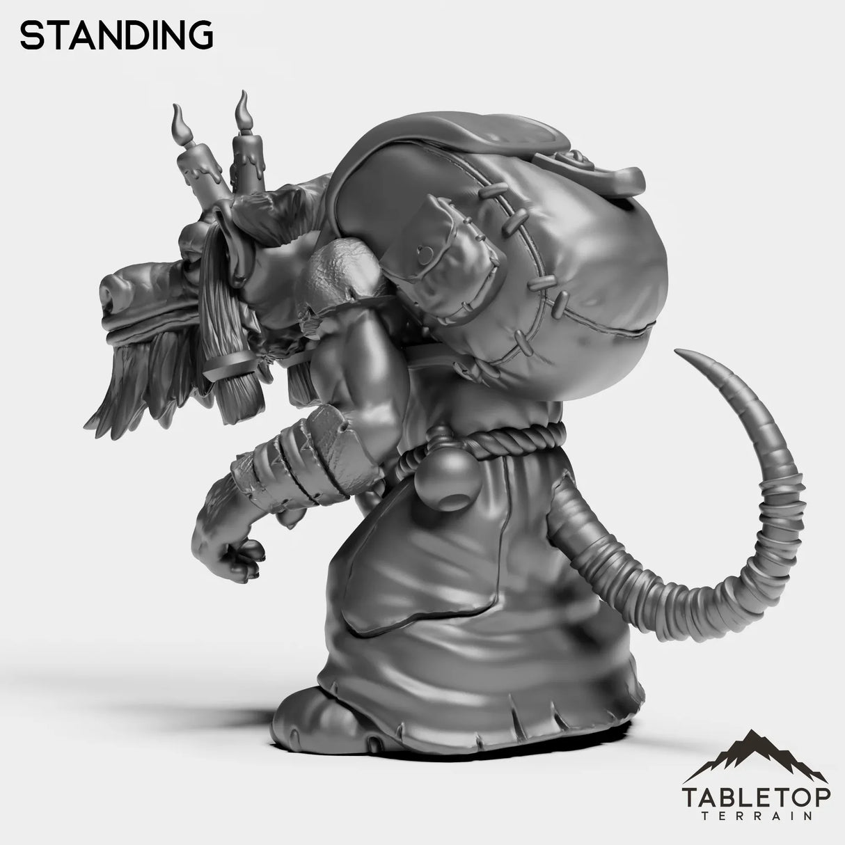 Tabletop Terrain Miniature Kobold Pyromancer