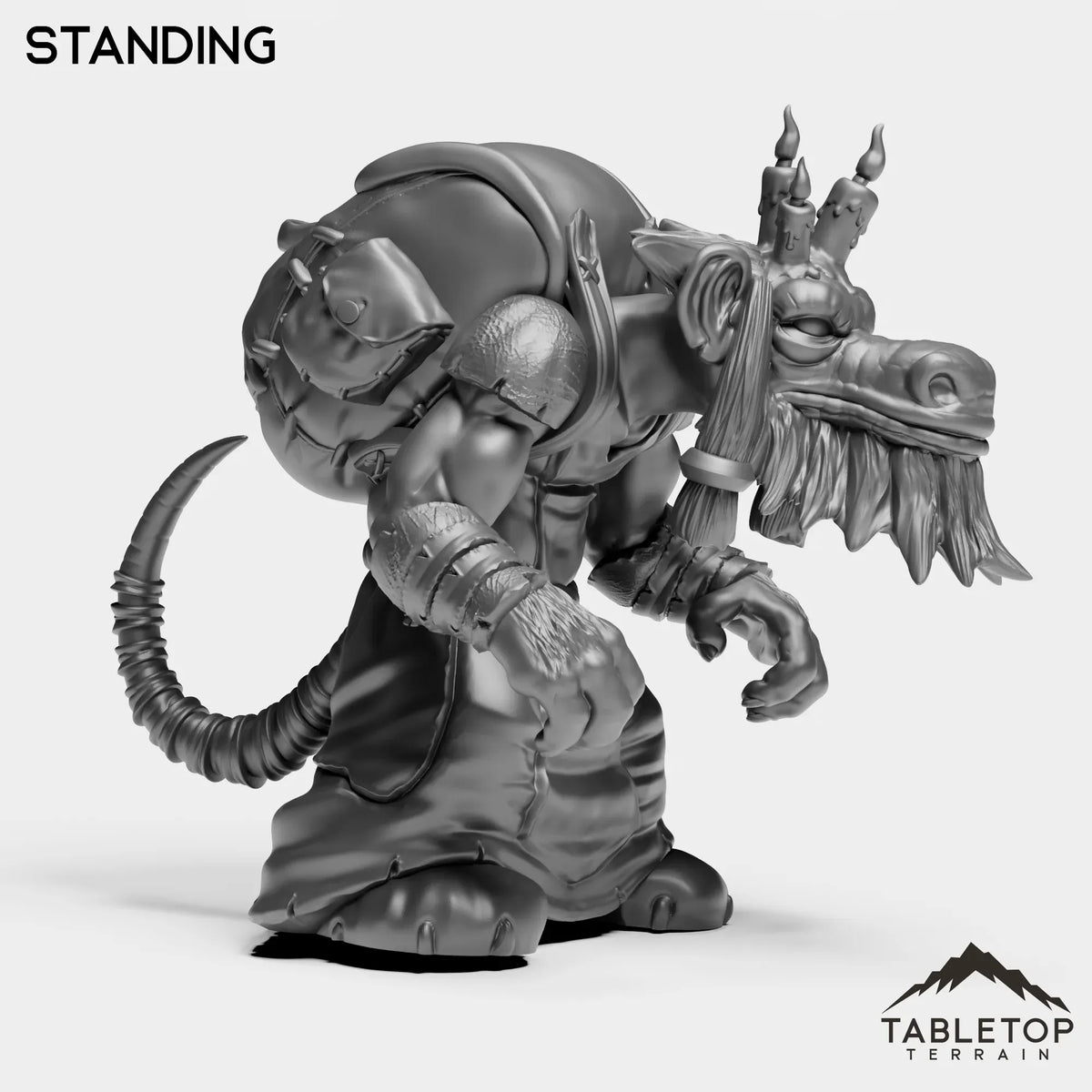 Tabletop Terrain Miniature Kobold Pyromancer