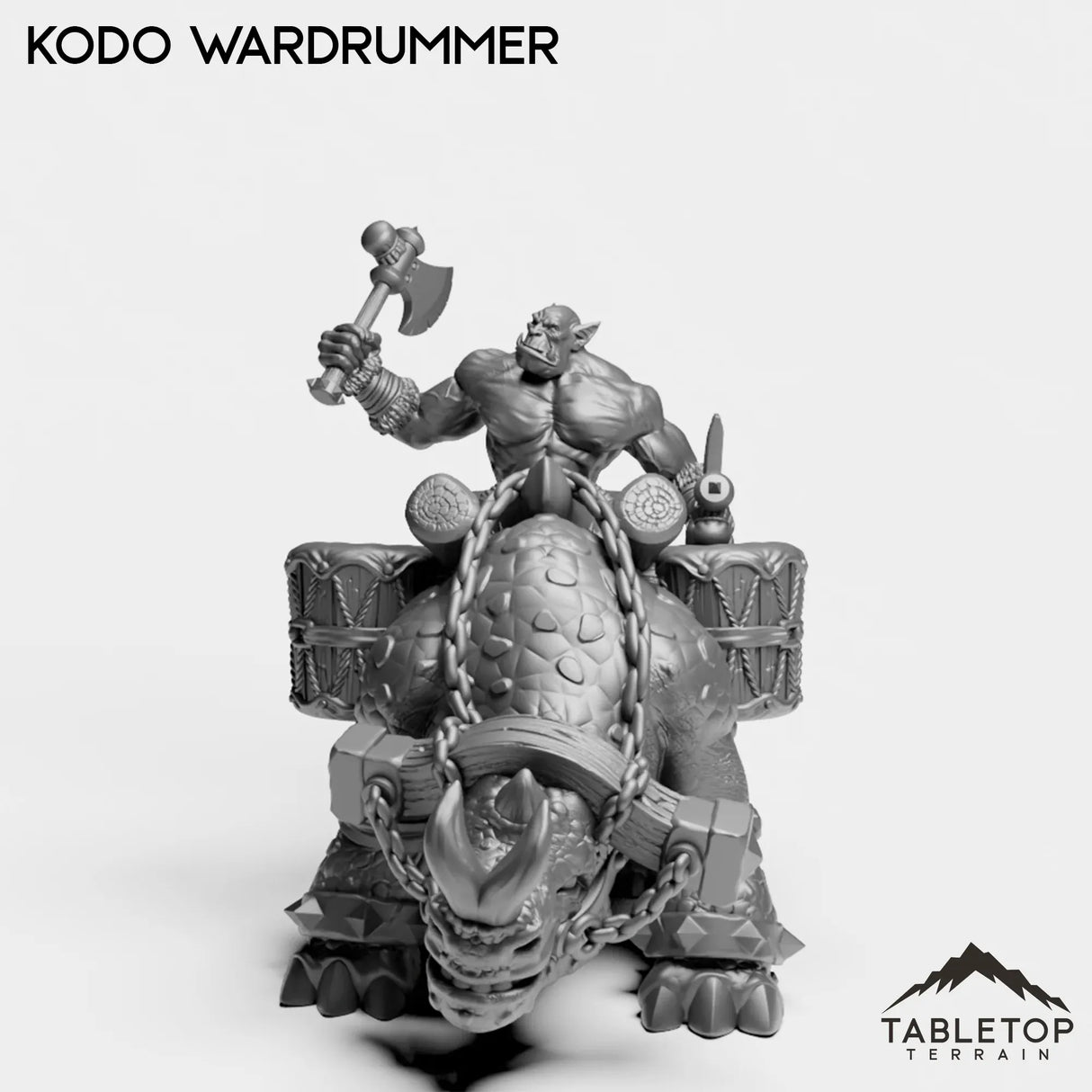 Tabletop Terrain Miniature Kodo Wardrummer