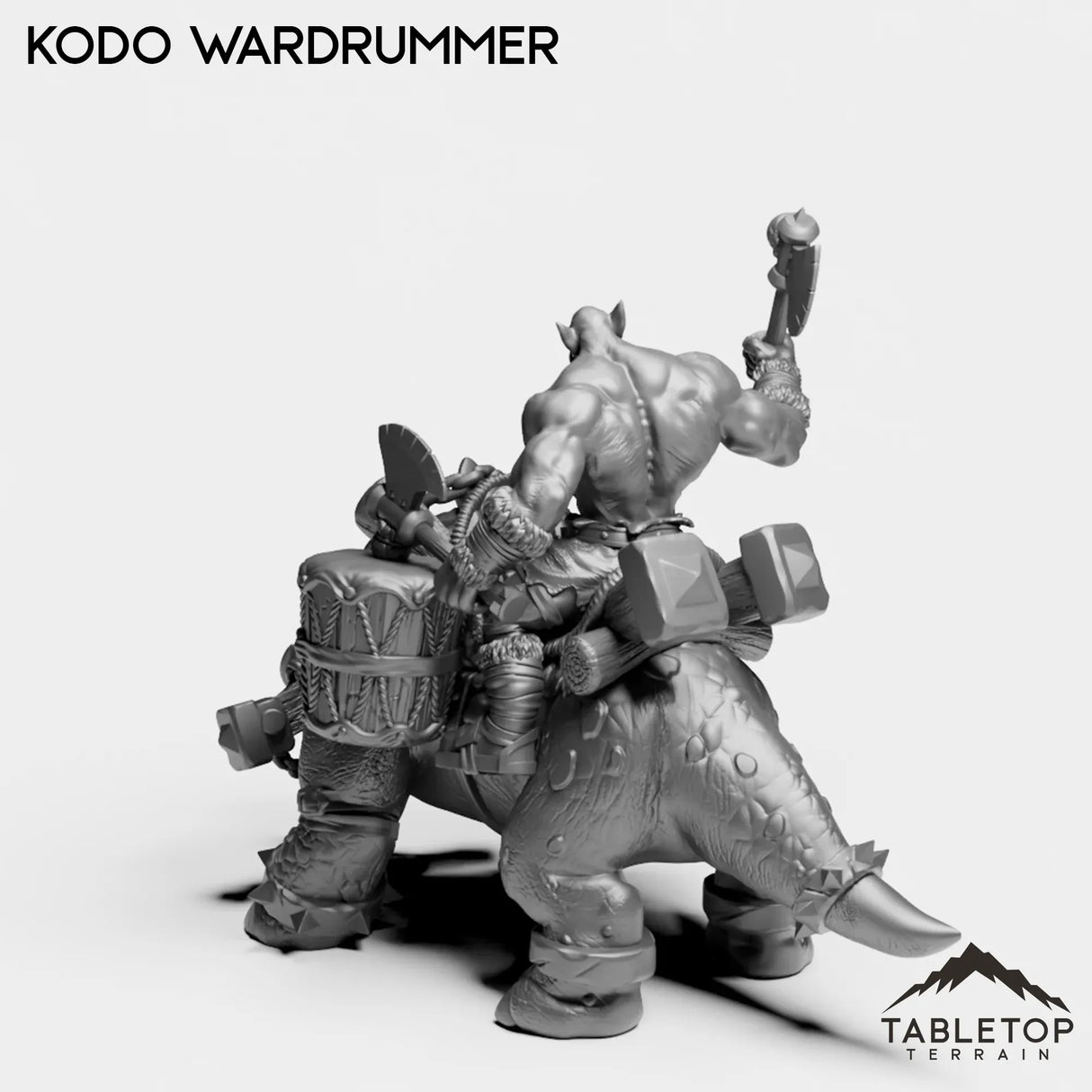 Tabletop Terrain Miniature Kodo Wardrummer