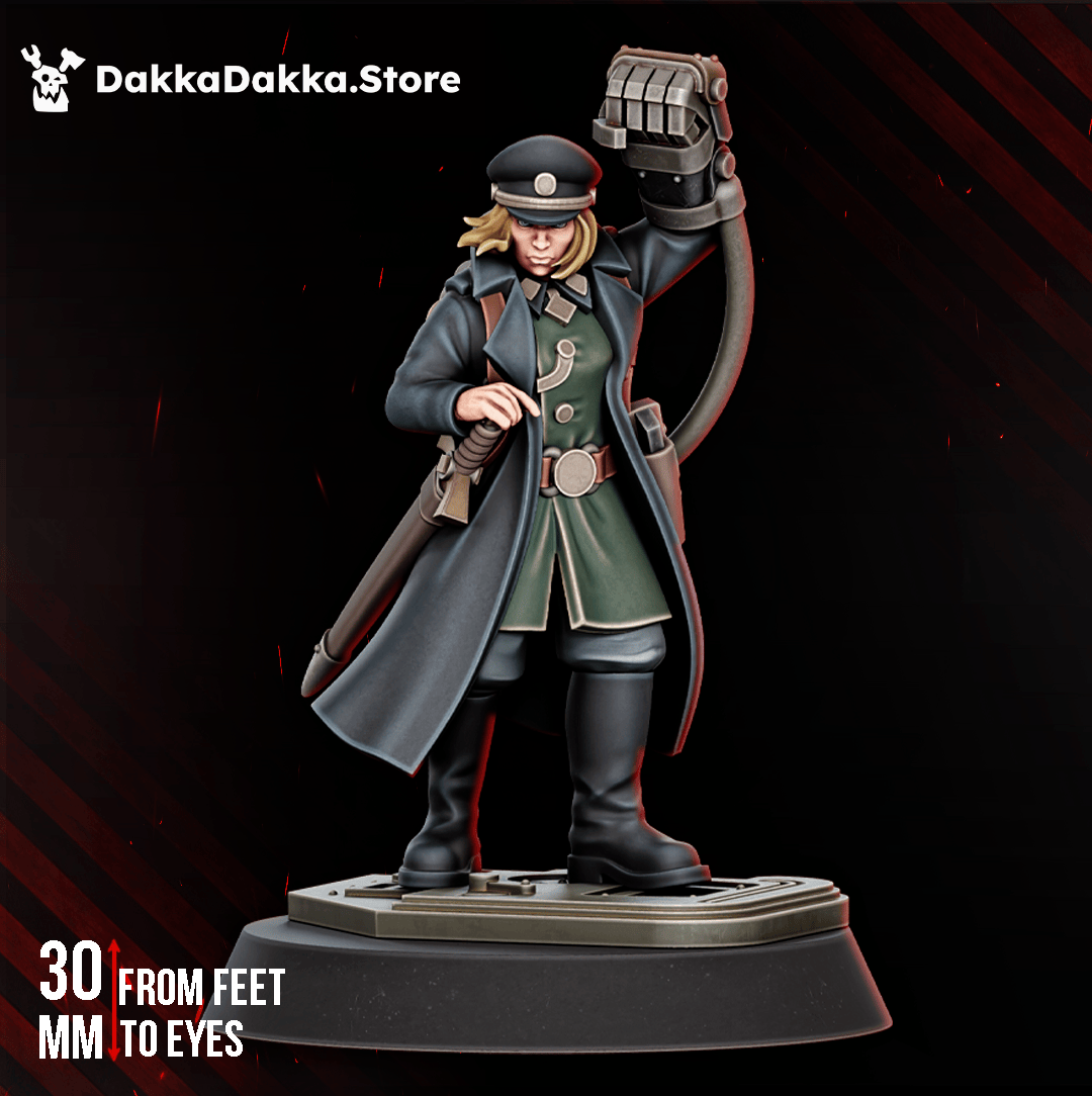 Tabletop Terrain Miniature Kommissar Graber