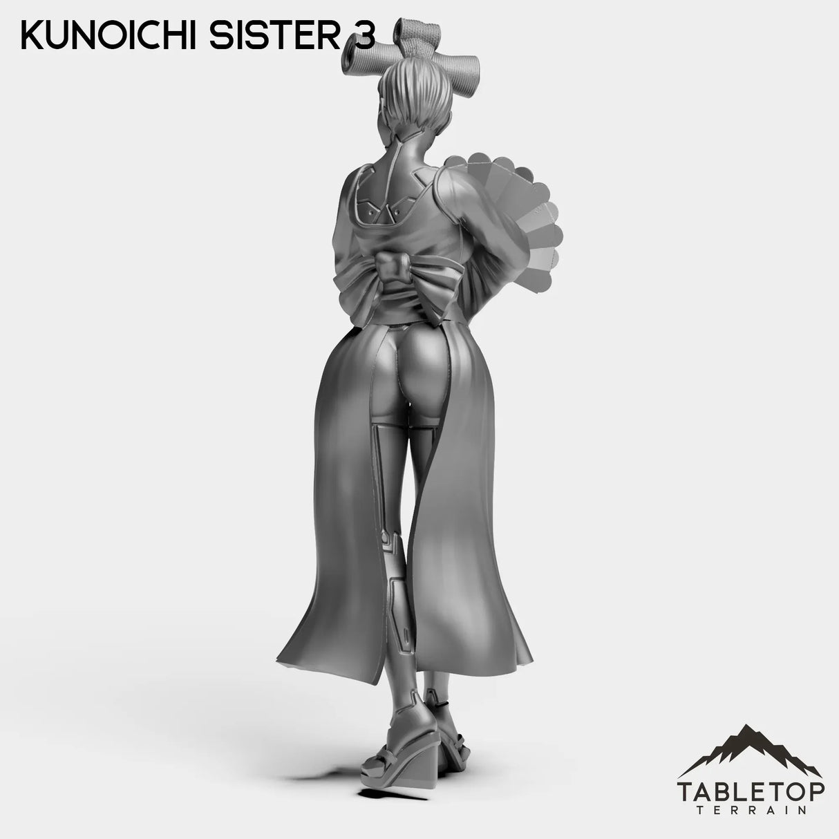 Tabletop Terrain Miniature Kunoichi Sisters - Street Samurai