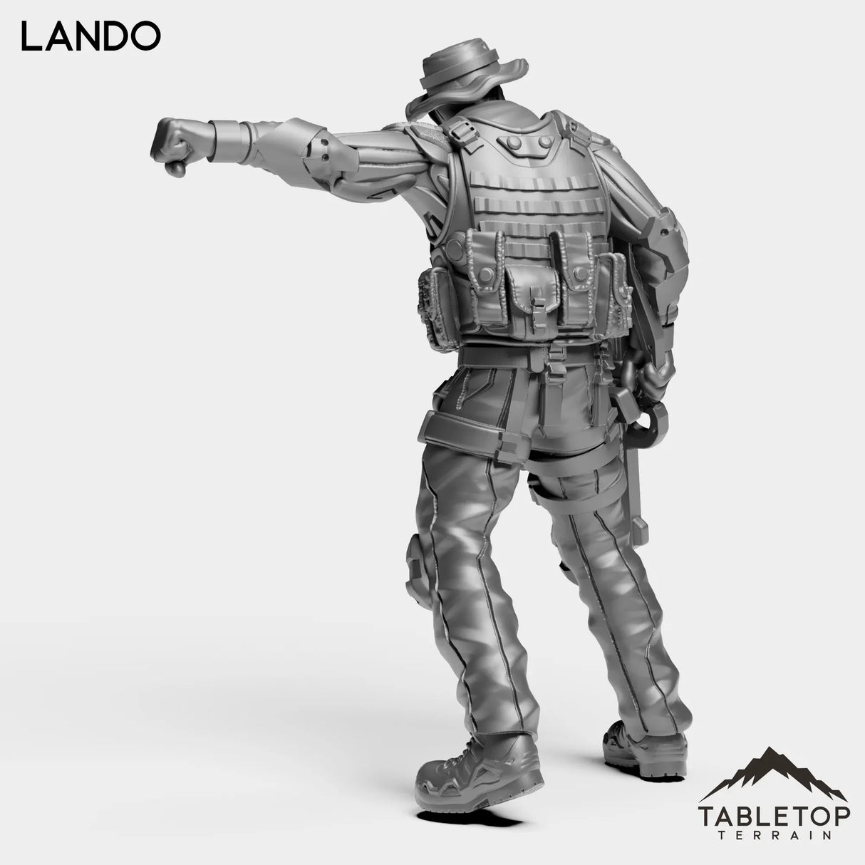 Tabletop Terrain Miniature Lando - ACE Agrupacion De Comandos Especiales
