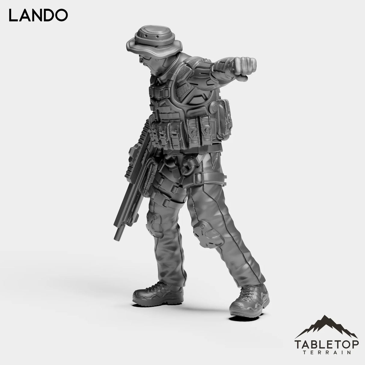 Tabletop Terrain Miniature Lando - ACE Agrupacion De Comandos Especiales