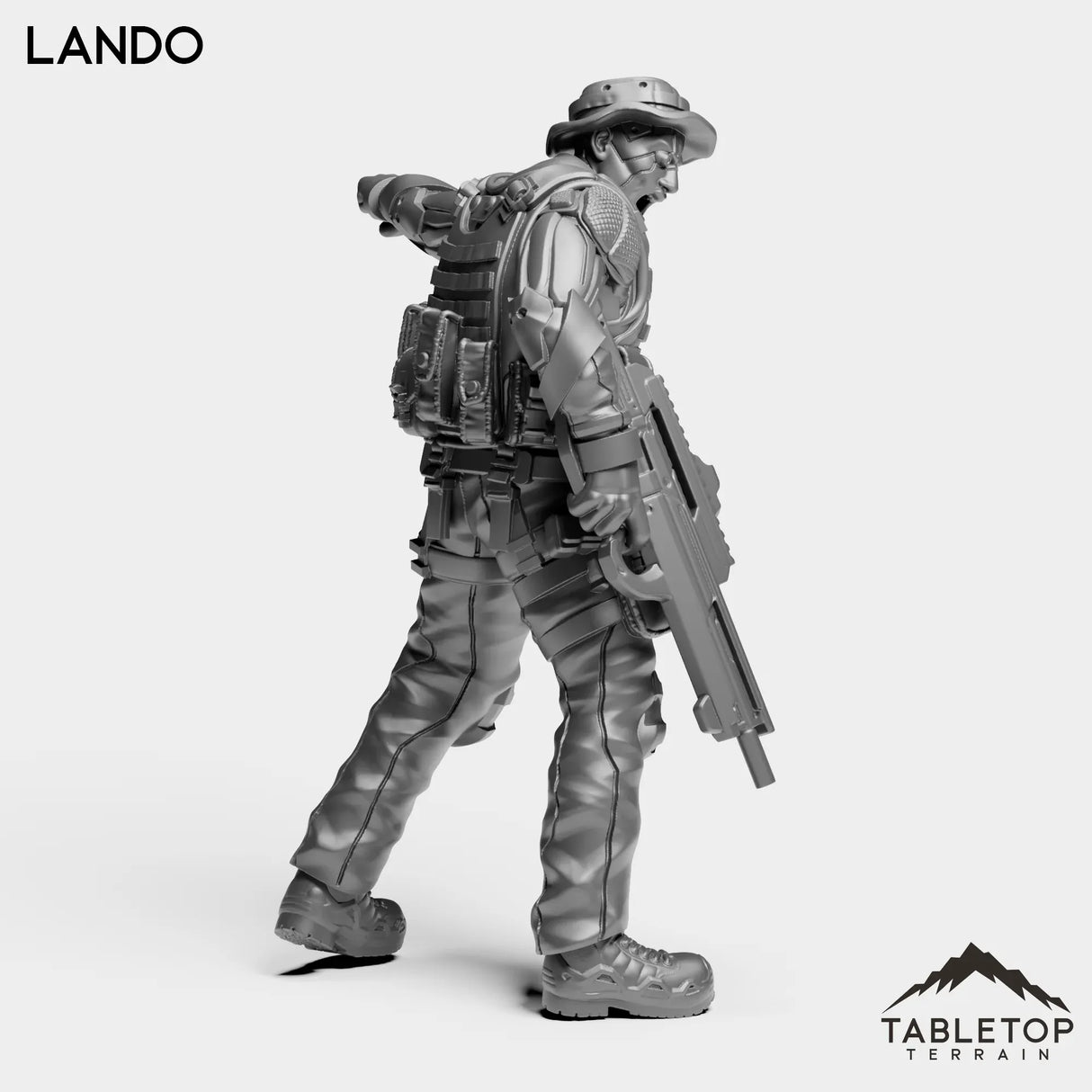 Tabletop Terrain Miniature Lando - ACE Agrupacion De Comandos Especiales