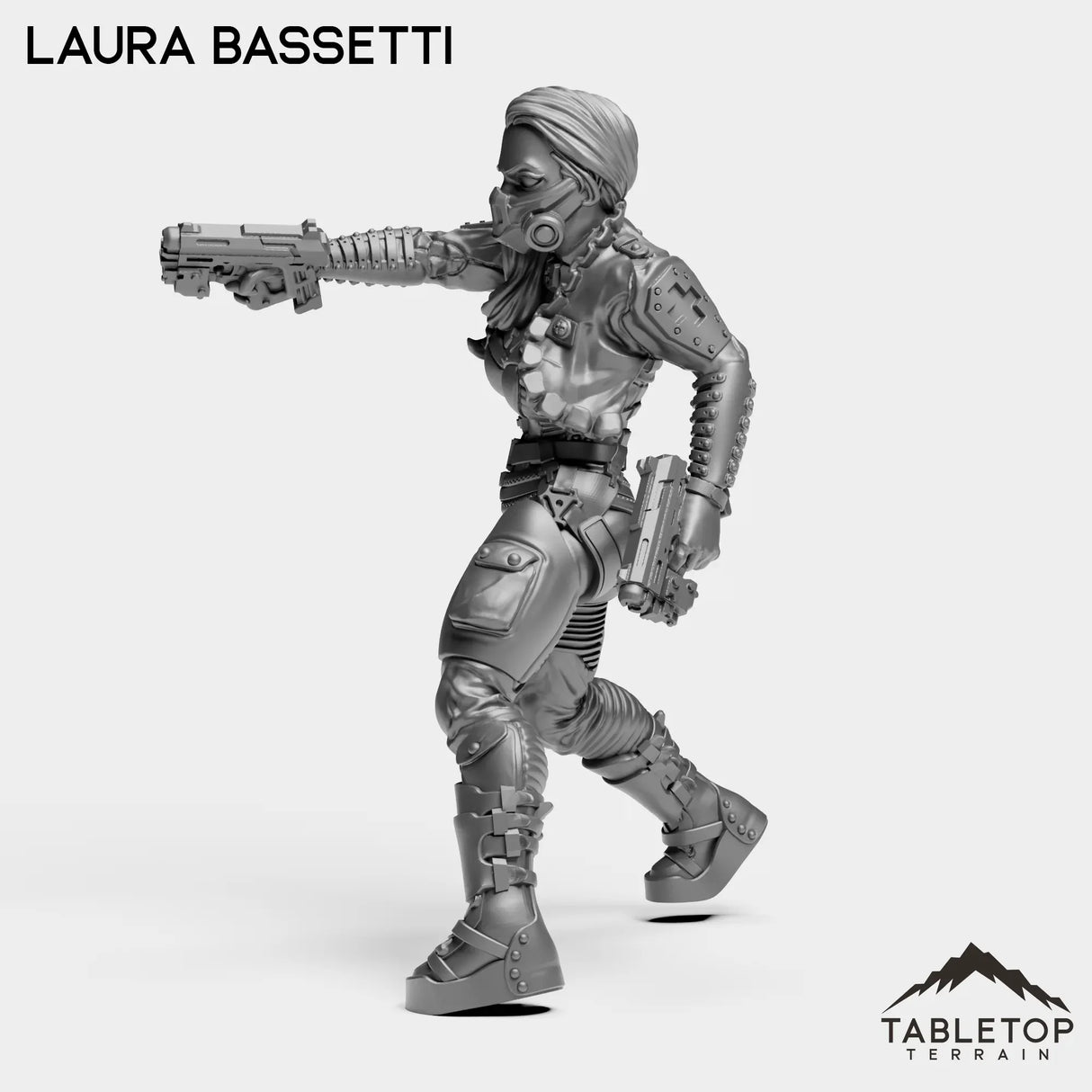 Tabletop Terrain Miniature Laura Bassetti - Bomber Girls