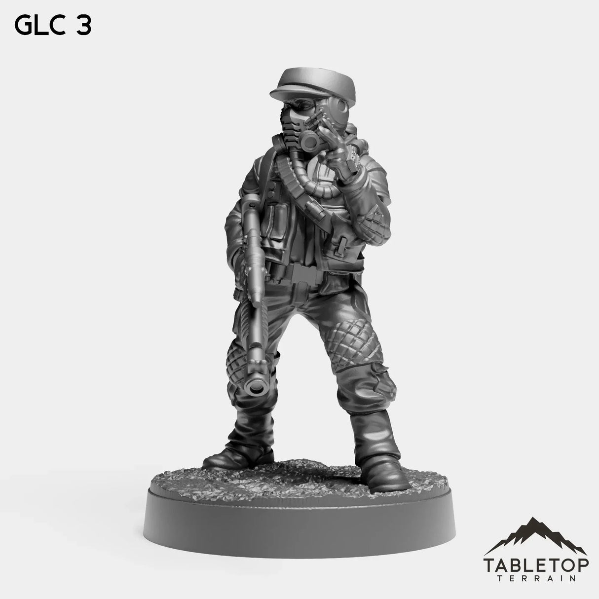 Tabletop Terrain Miniature Lava Guerrilla Commandos