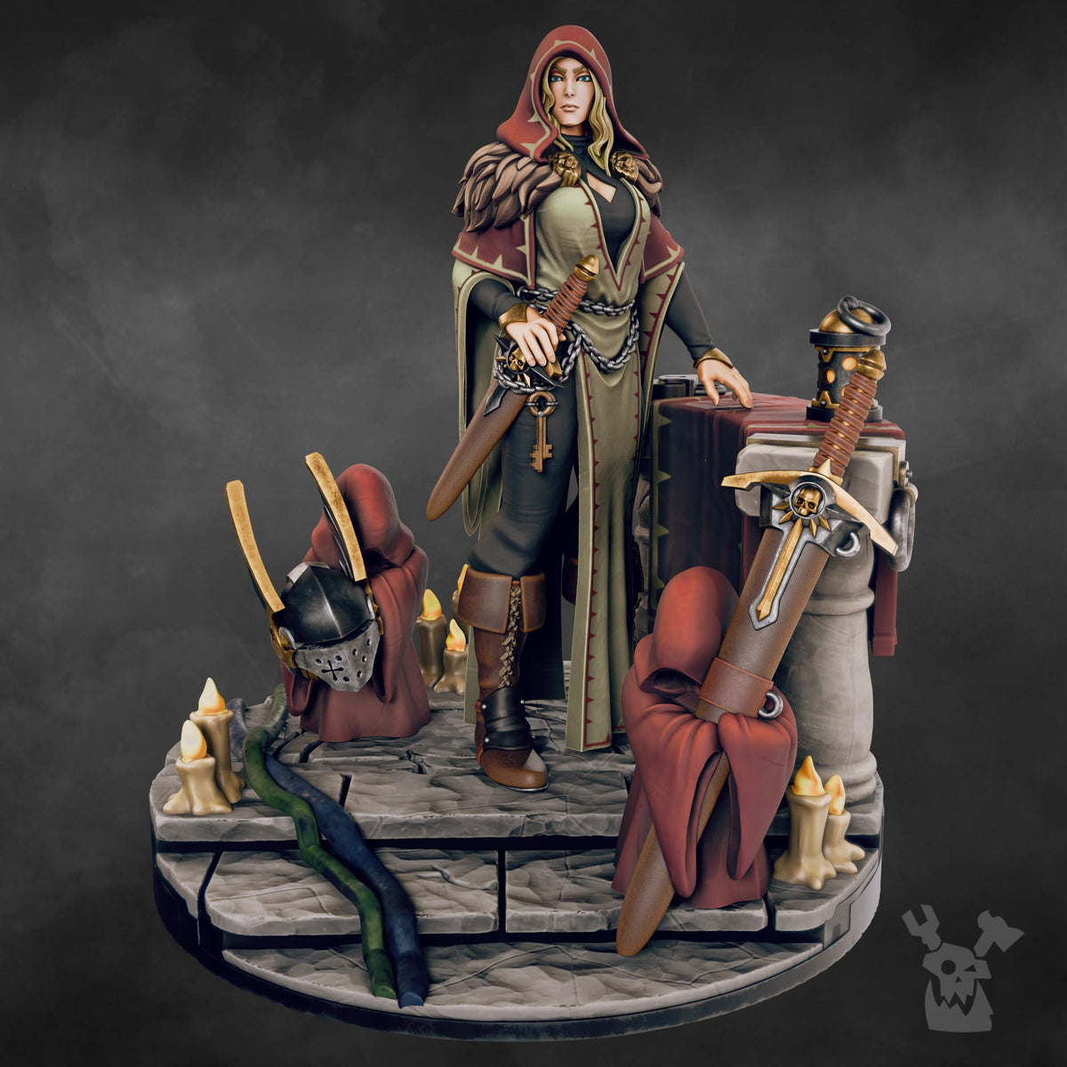 Tabletop Terrain Miniature Leona The Forestborn