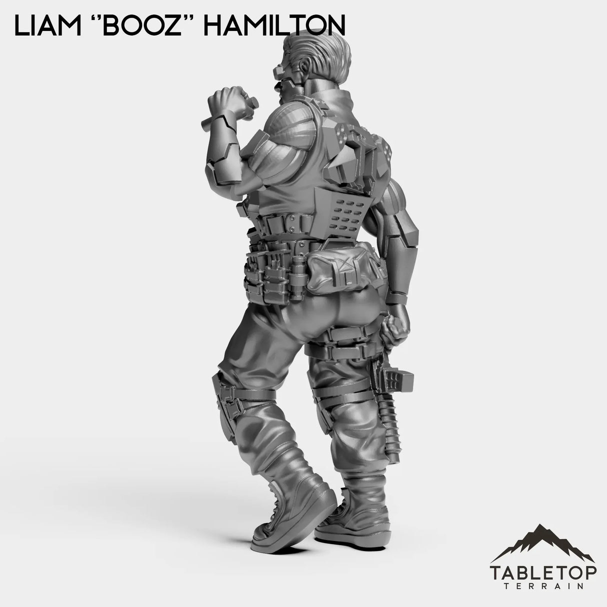 Tabletop Terrain Miniature Liam ''Booz'' Hamilton - Strike Team Omega & Almighty Friends