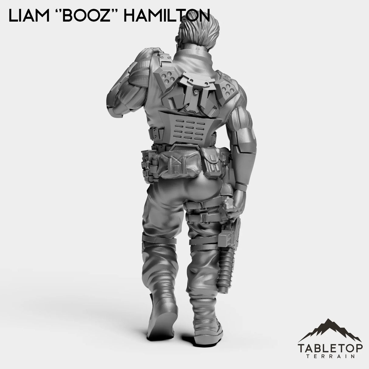 Tabletop Terrain Miniature Liam ''Booz'' Hamilton - Strike Team Omega & Almighty Friends