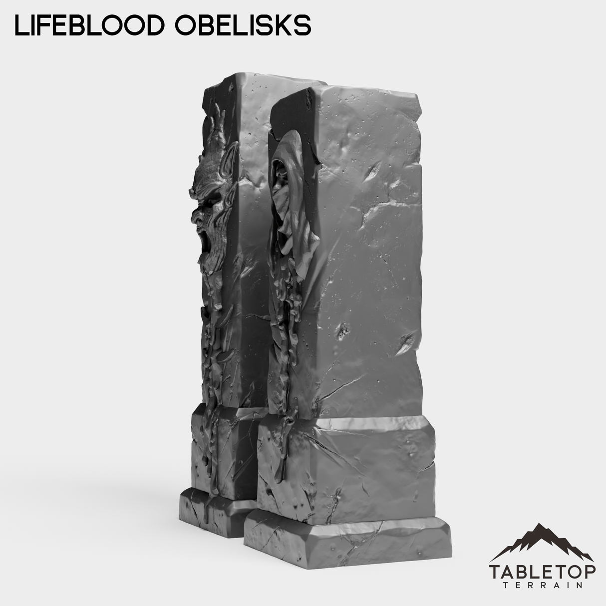 Tabletop Terrain Miniature Lifeblood Obelisks