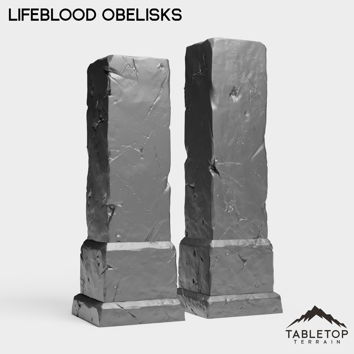 Tabletop Terrain Miniature Lifeblood Obelisks