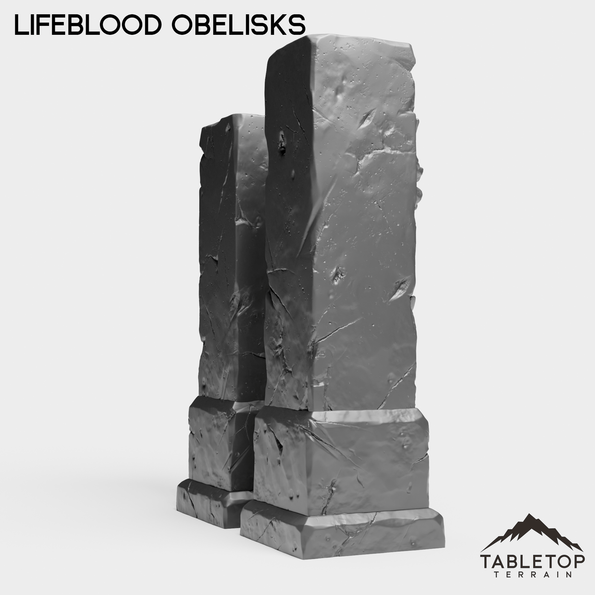 Tabletop Terrain Miniature Lifeblood Obelisks