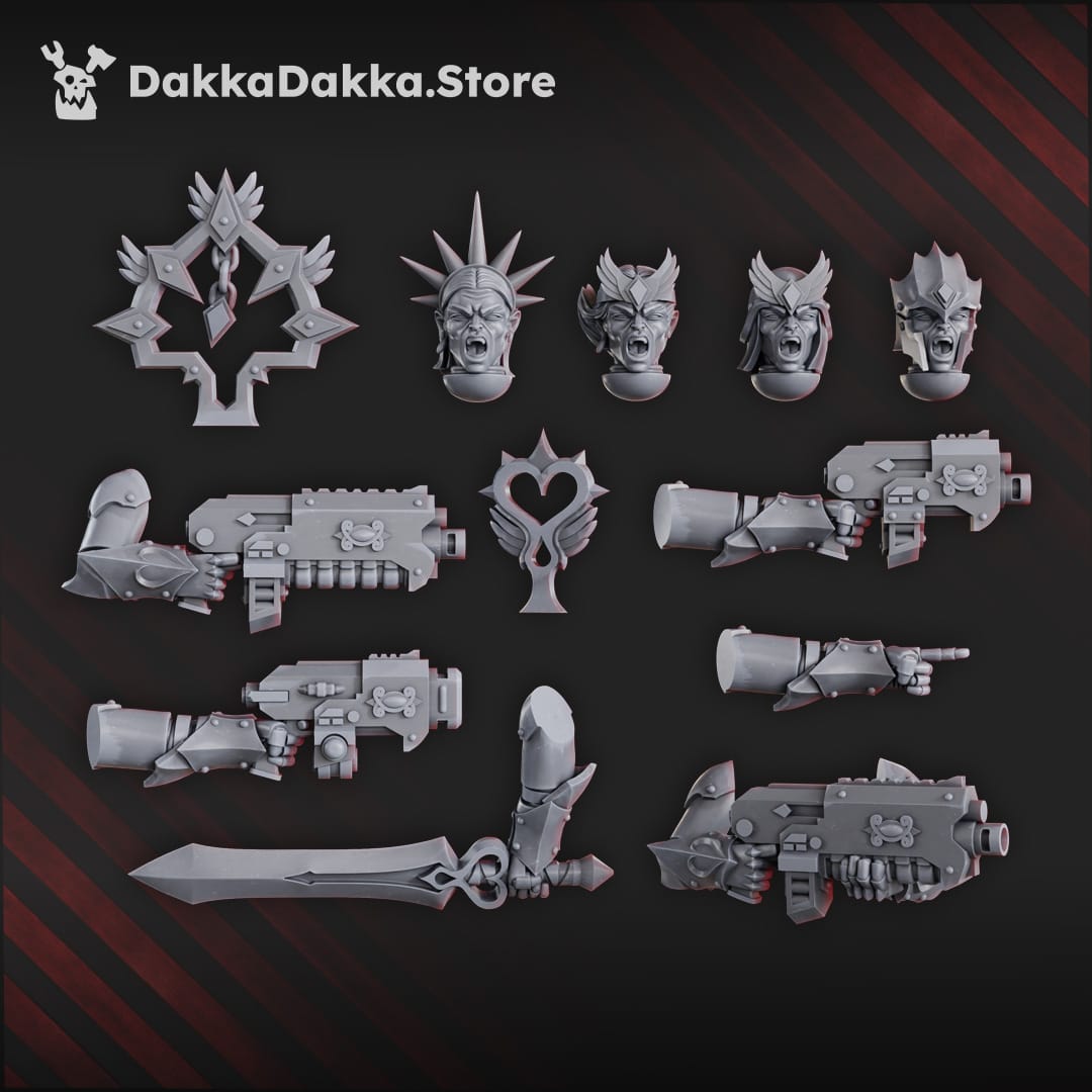 Tabletop Terrain Miniature Liqudation Team of Ordine Vendetta (x12)