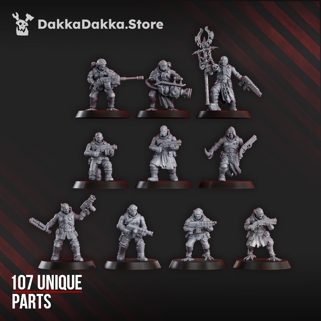 Tabletop Terrain Miniature Liquidation Team of the Cosmic Harverster (build kit)