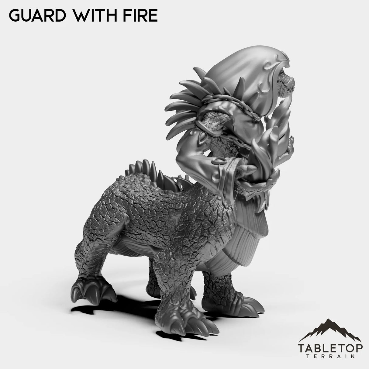 Tabletop Terrain Miniature Lizard Lair Guards