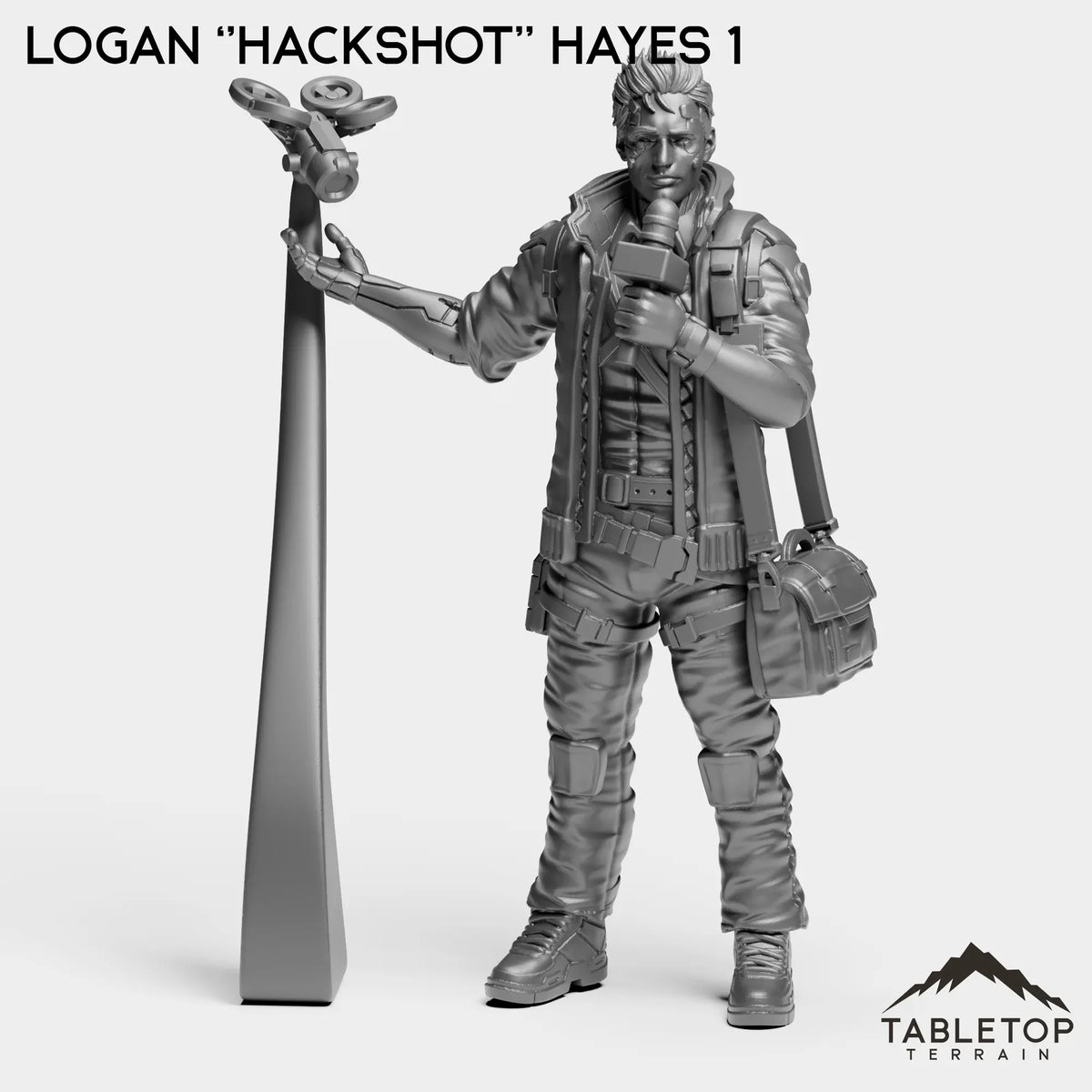 Tabletop Terrain Miniature Logan ''HackShot'' Hayes 1 Logan ''HackShot'' Hayes