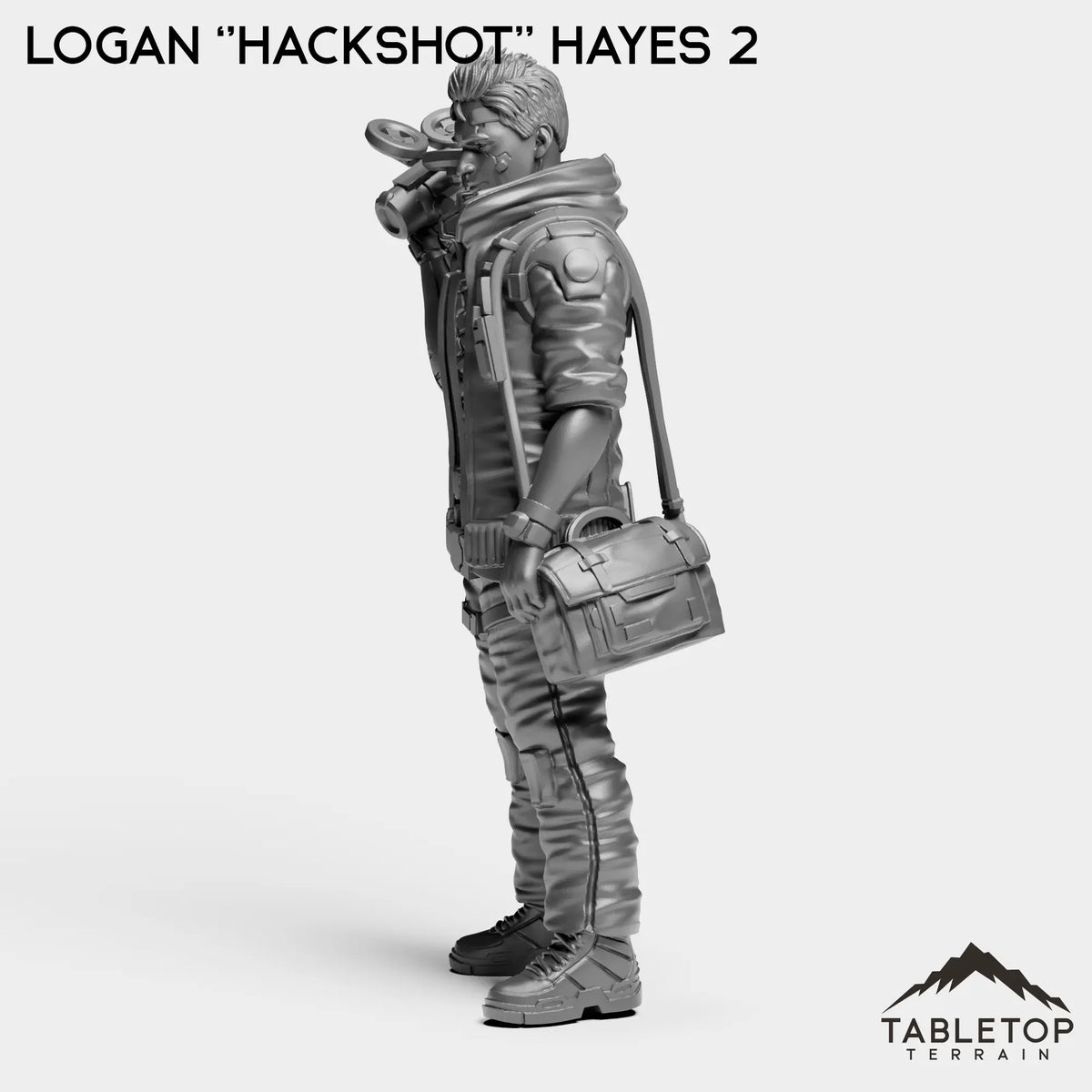 Tabletop Terrain Miniature Logan ''HackShot'' Hayes