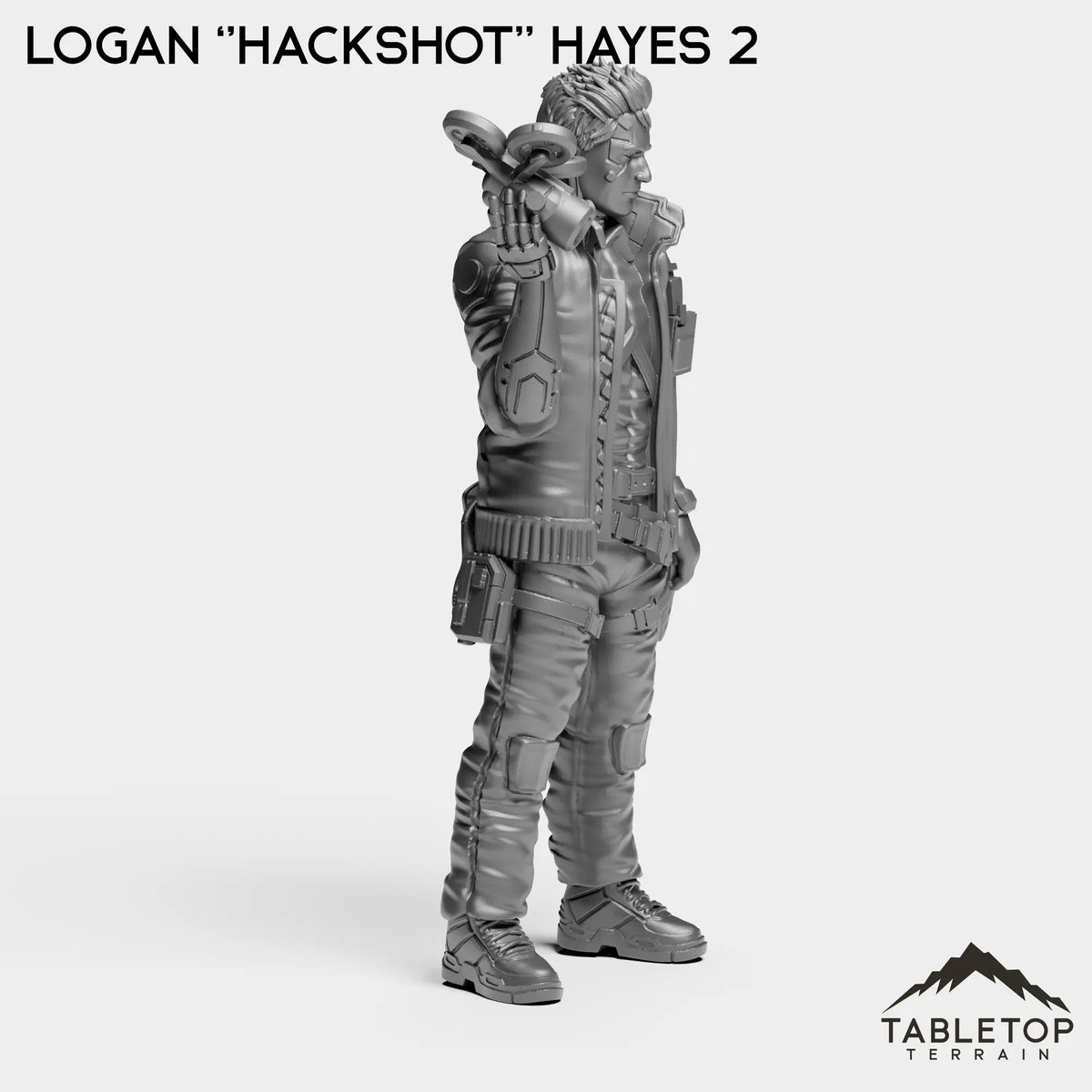 Tabletop Terrain Miniature Logan ''HackShot'' Hayes