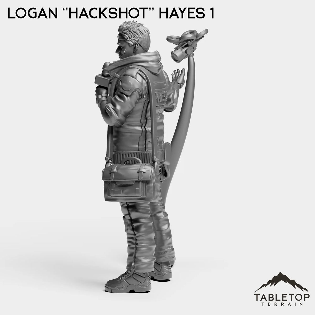 Tabletop Terrain Miniature Logan ''HackShot'' Hayes