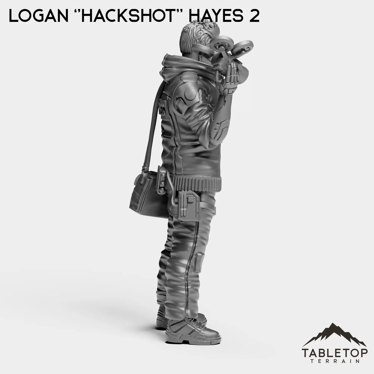 Tabletop Terrain Miniature Logan ''HackShot'' Hayes