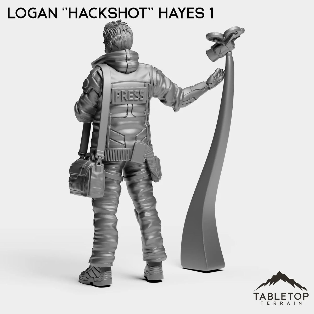 Tabletop Terrain Miniature Logan ''HackShot'' Hayes