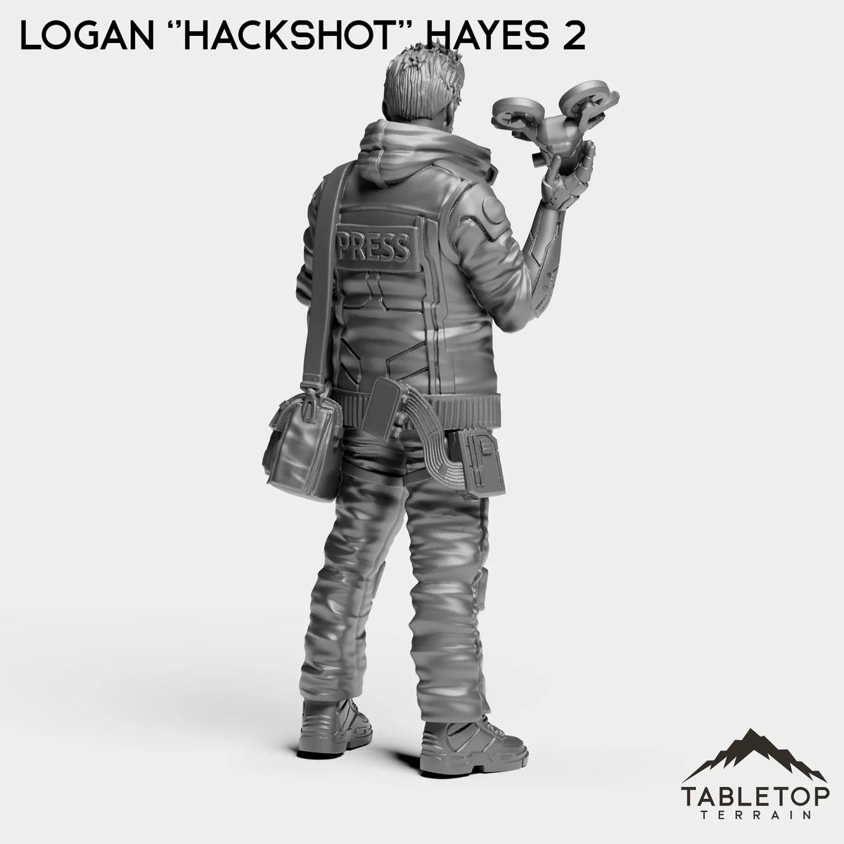 Tabletop Terrain Miniature Logan ''HackShot'' Hayes