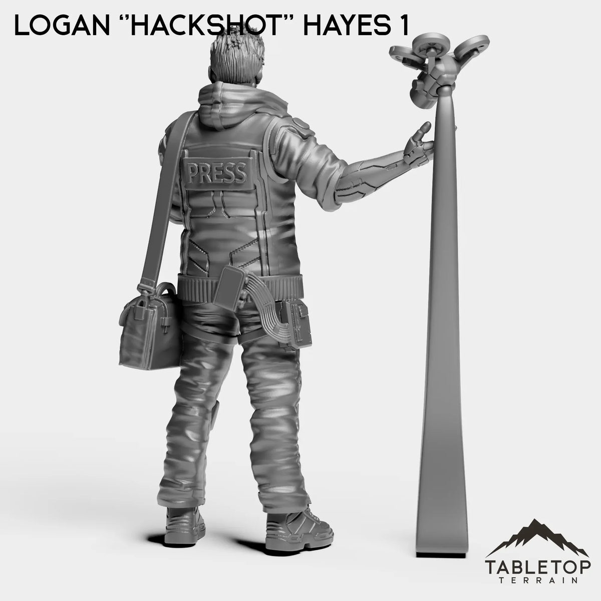 Tabletop Terrain Miniature Logan ''HackShot'' Hayes