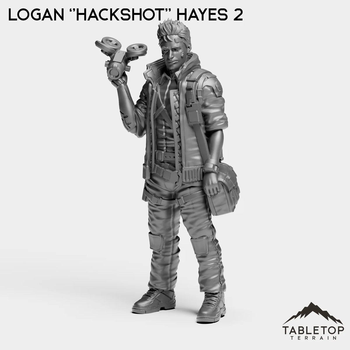 Tabletop Terrain Miniature Logan ''HackShot'' Hayes