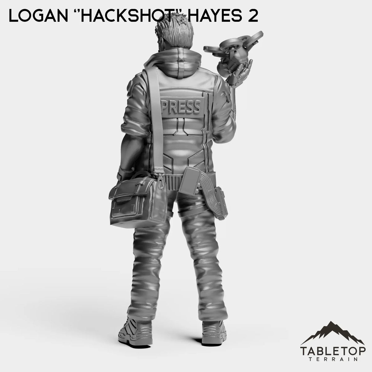 Tabletop Terrain Miniature Logan ''HackShot'' Hayes