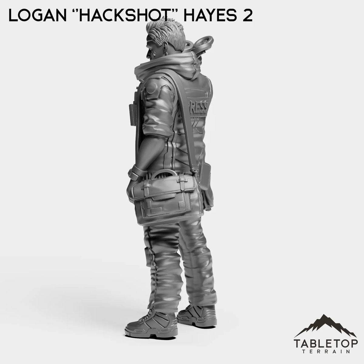 Tabletop Terrain Miniature Logan ''HackShot'' Hayes