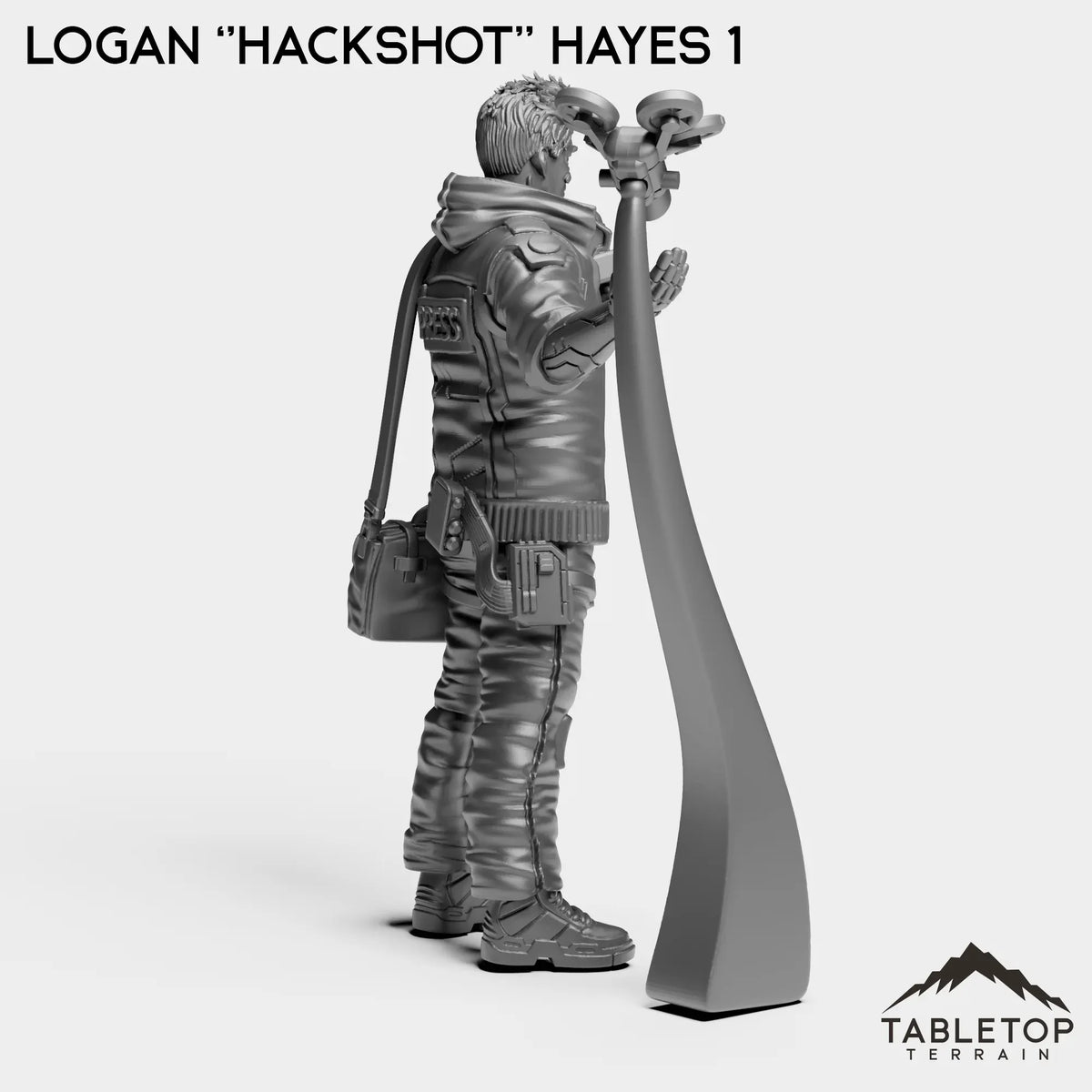 Tabletop Terrain Miniature Logan ''HackShot'' Hayes
