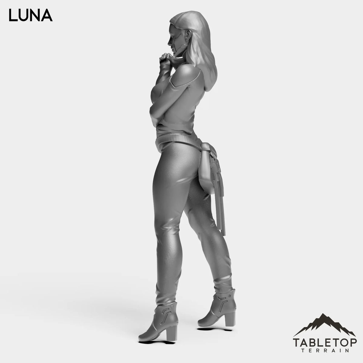 Tabletop Terrain Miniature Luna - Black Stone Commandos