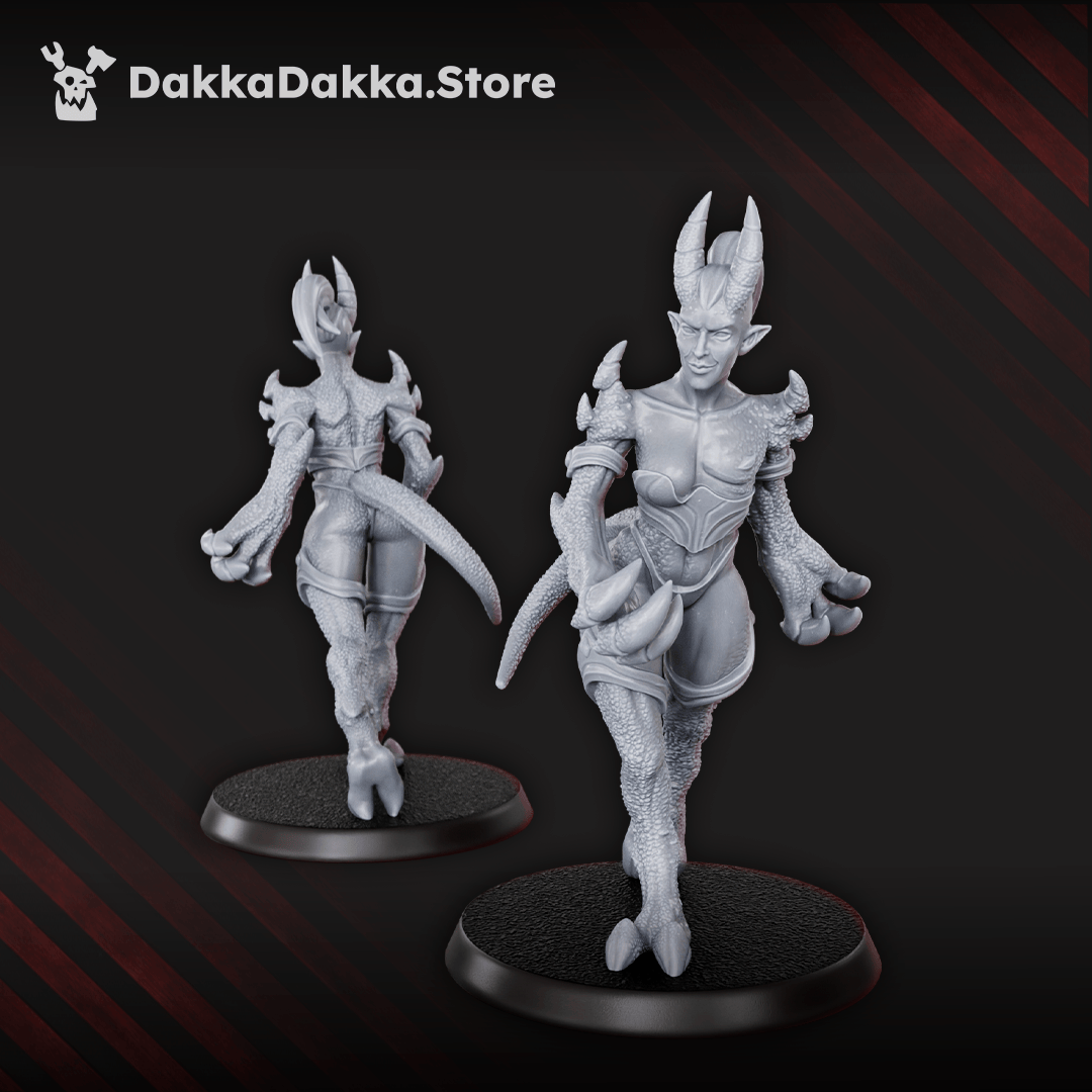 Tabletop Terrain Miniature Lust Warriors x10