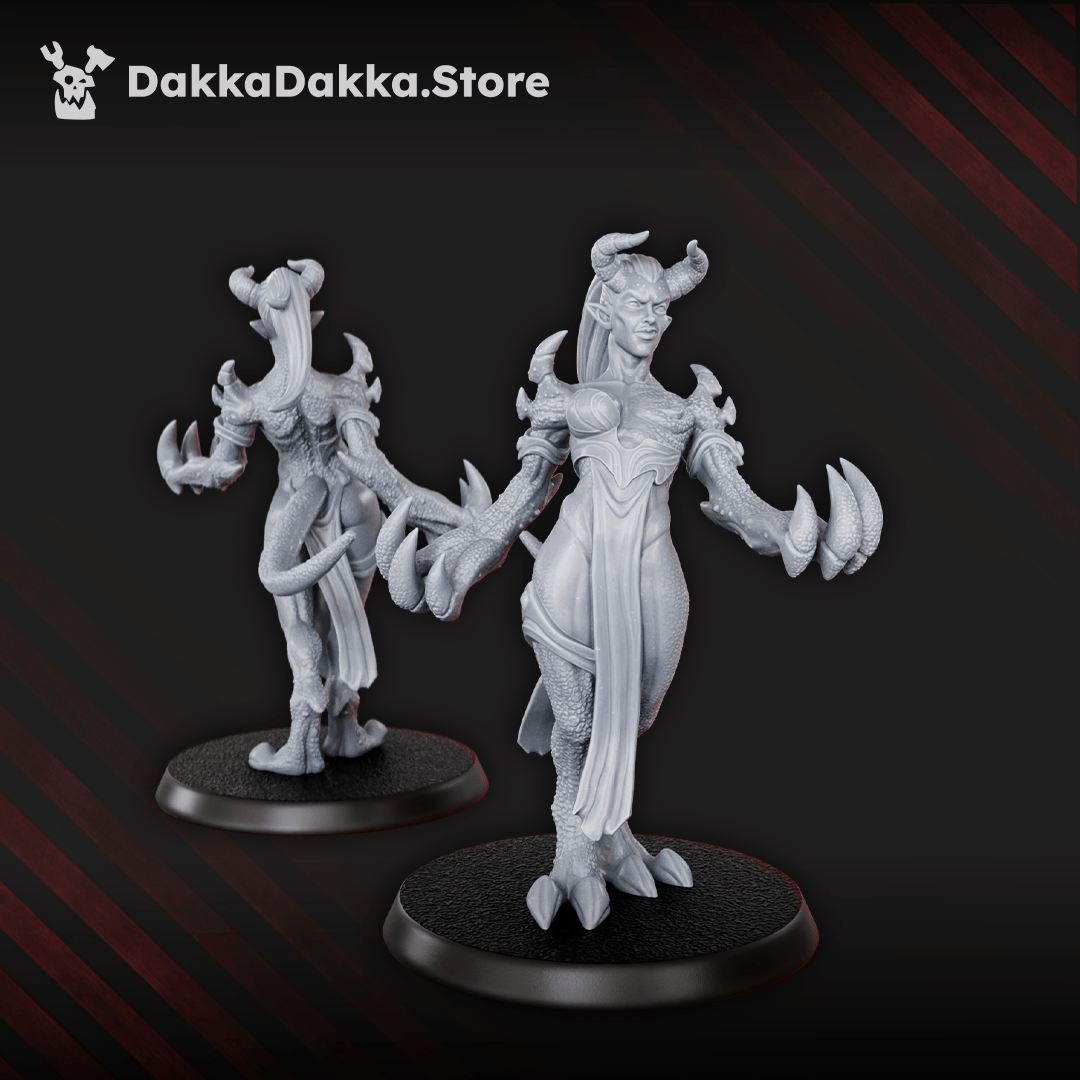 Tabletop Terrain Miniature Lust Warriors x10