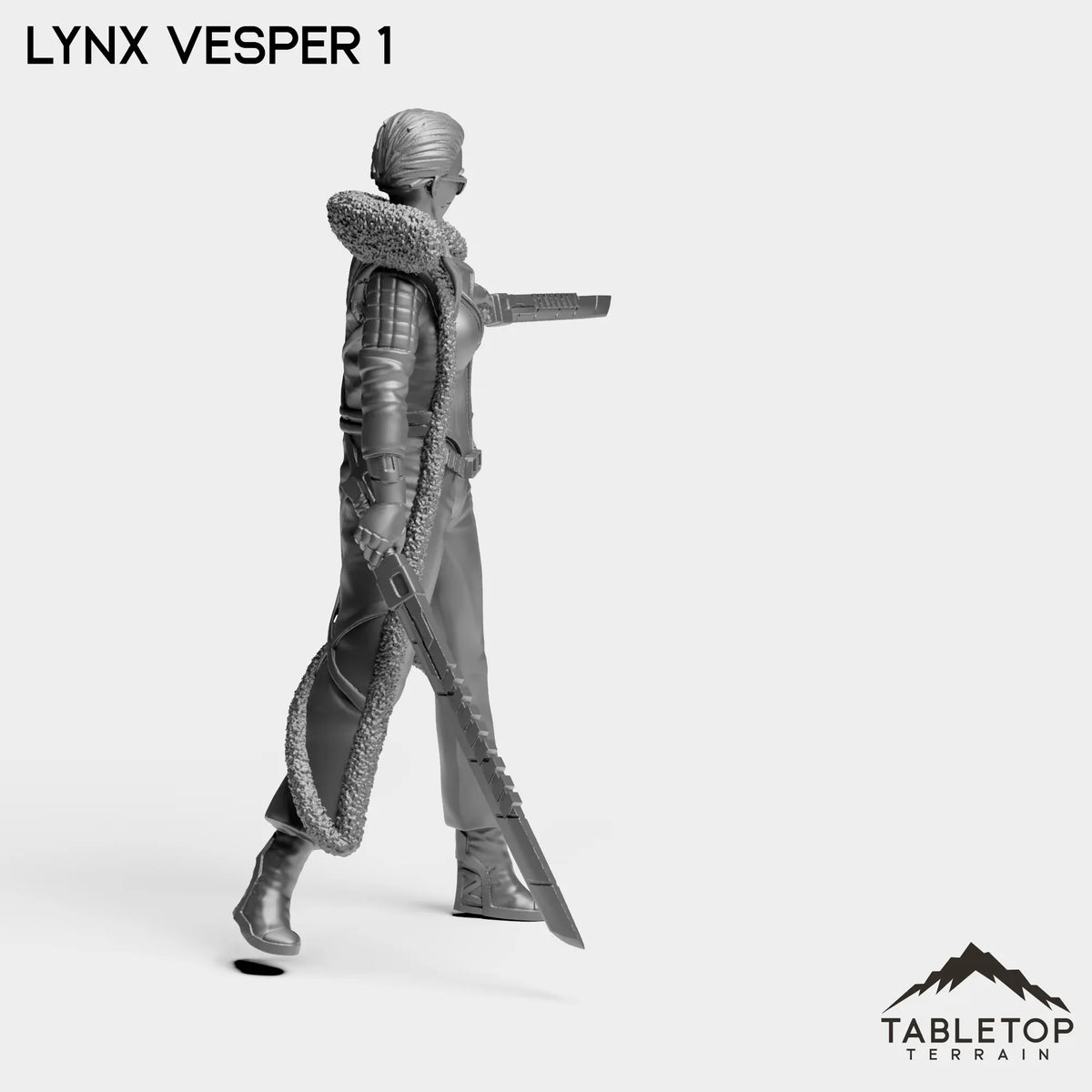 Tabletop Terrain Miniature Lynx Vesper