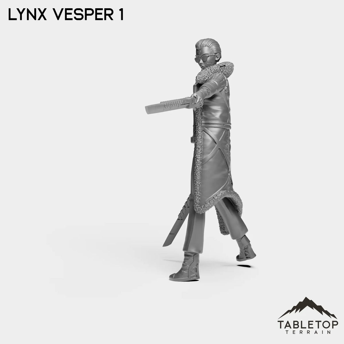 Tabletop Terrain Miniature Lynx Vesper