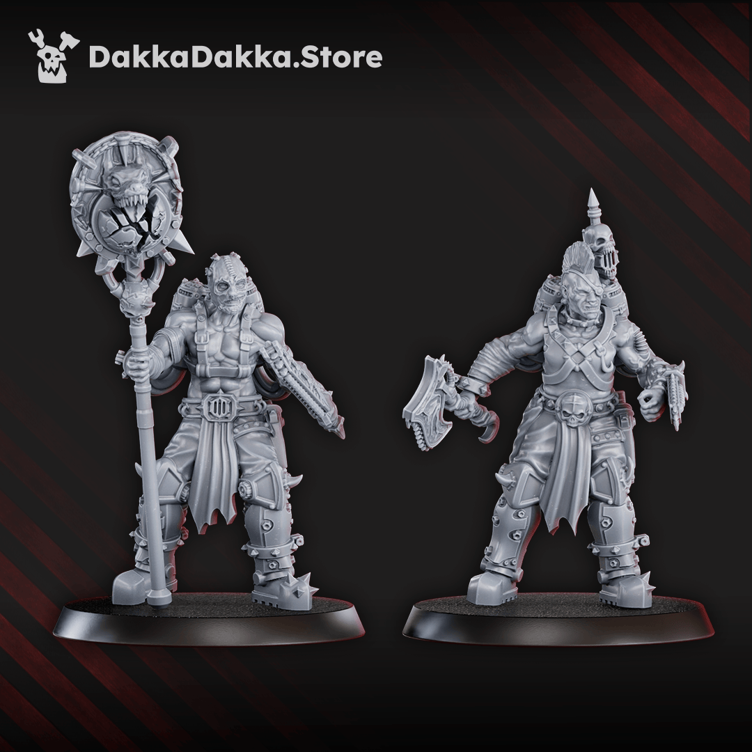 Tabletop Terrain Miniature Mad Hyenas Squad