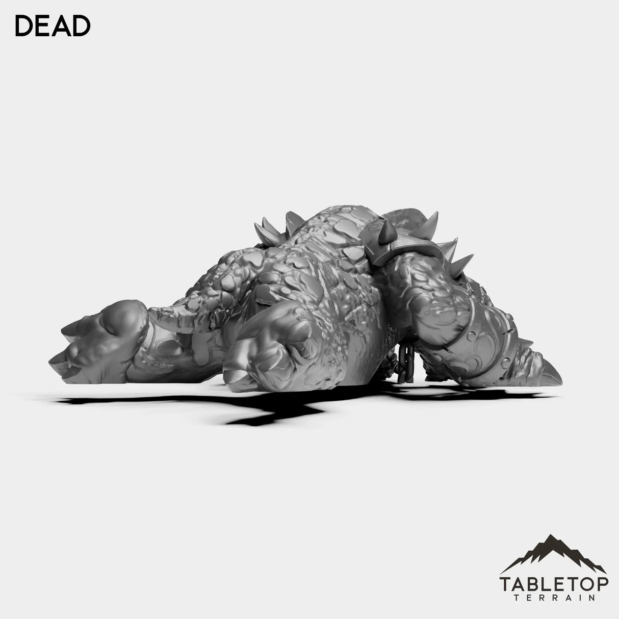 Tabletop Terrain Miniature Magma Dog