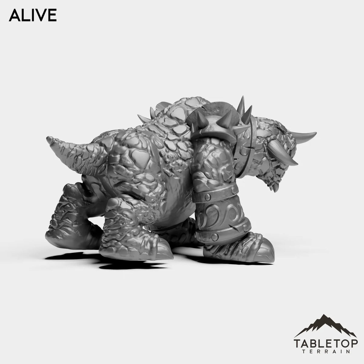 Tabletop Terrain Miniature Magma Dog