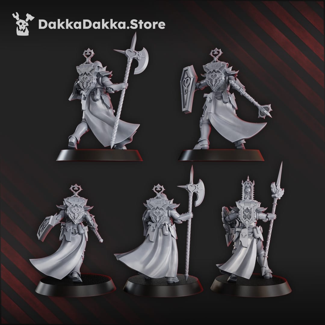 Tabletop Terrain Miniature Maidens of Praesidium Squad (x5)