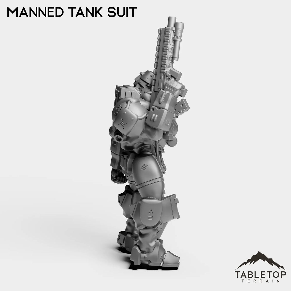 Tabletop Terrain Miniature Manned Tank Suit
