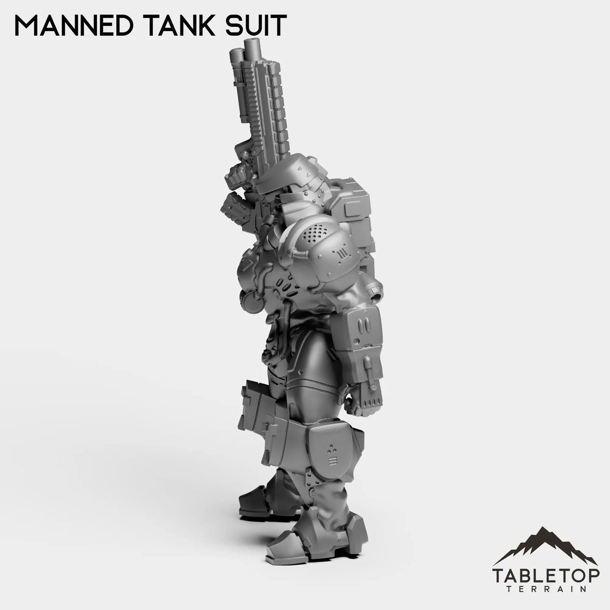 Tabletop Terrain Miniature Manned Tank Suit