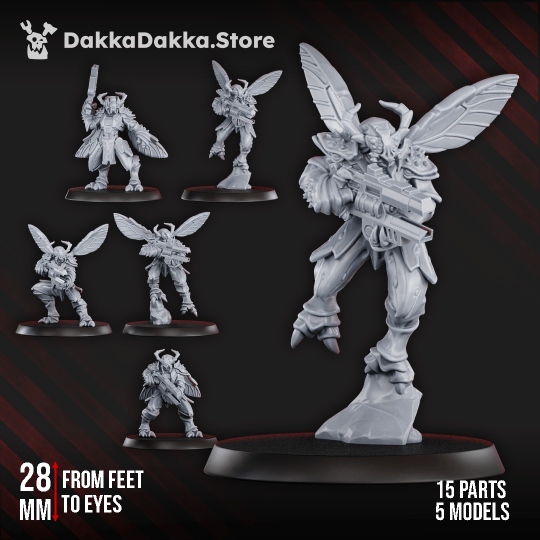 Tabletop Terrain Miniature Mantomorhs Assault Squad
