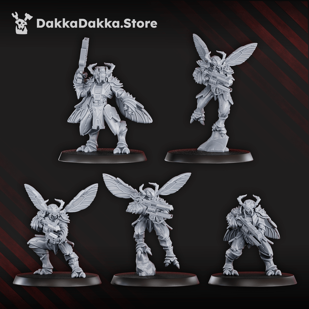 Tabletop Terrain Miniature Mantomorhs Assault Squad