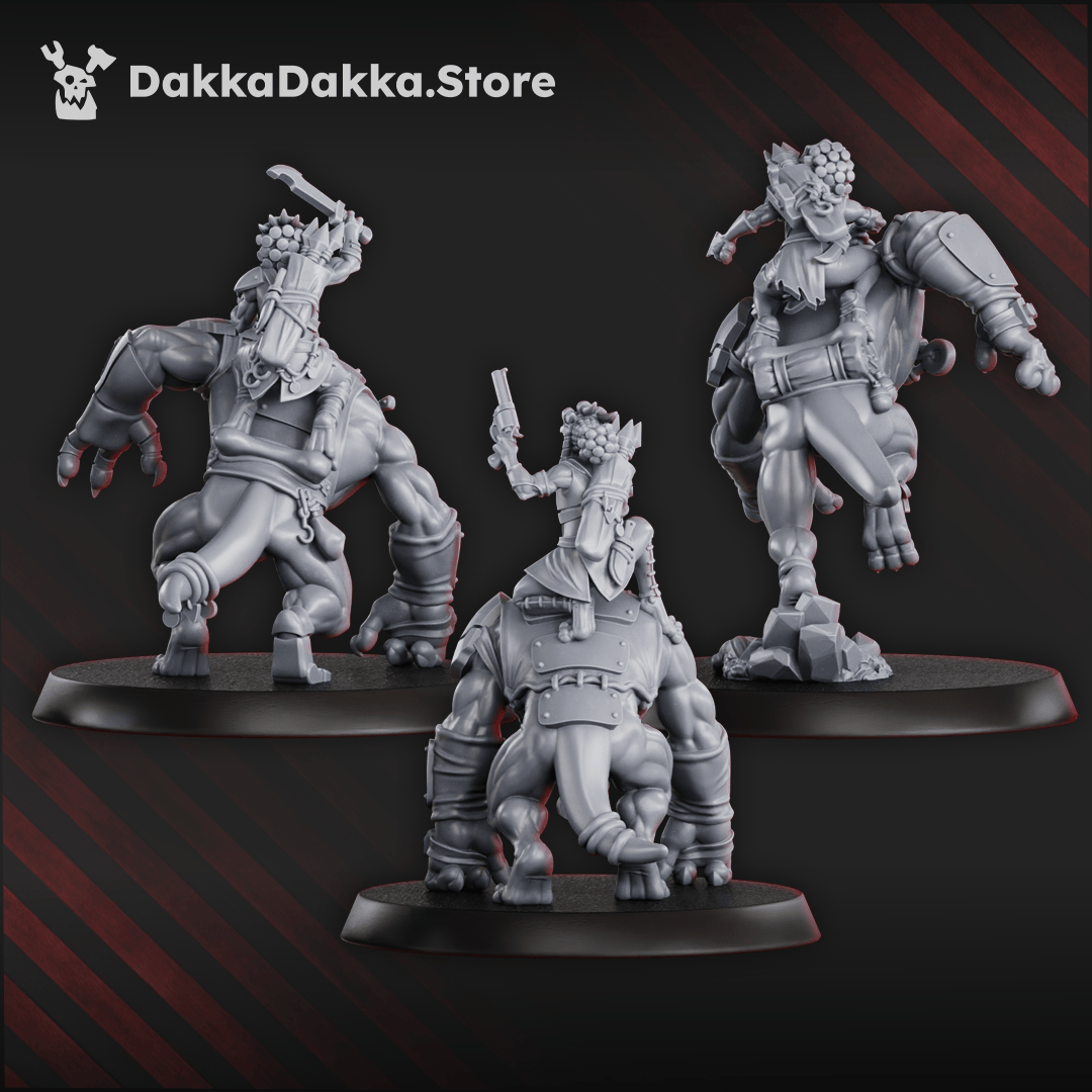 Tabletop Terrain Miniature Mar-Duk Tribe Furybeasts Squad (x3)