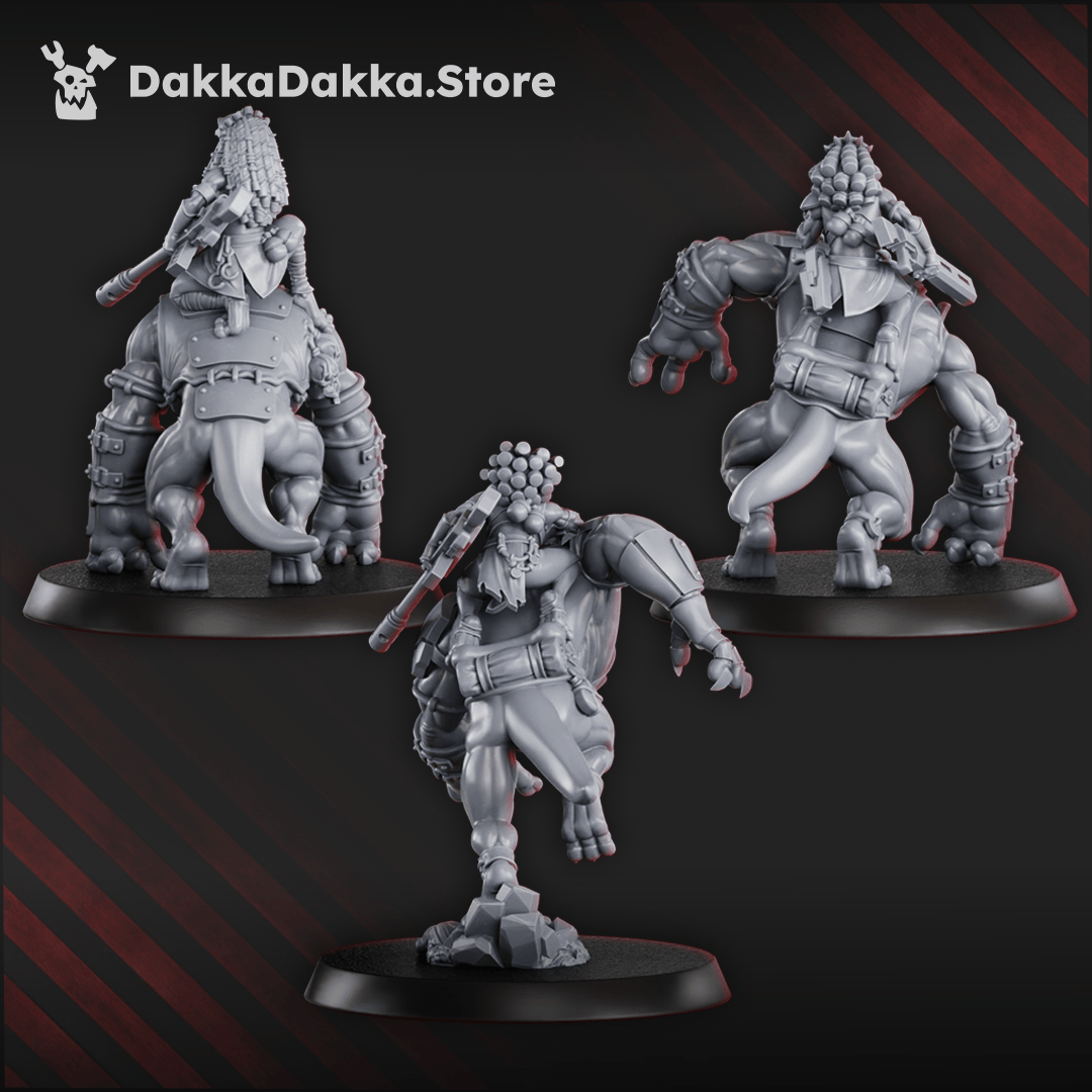 Tabletop Terrain Miniature Mar-Duk Tribe Riders Squad (x3)