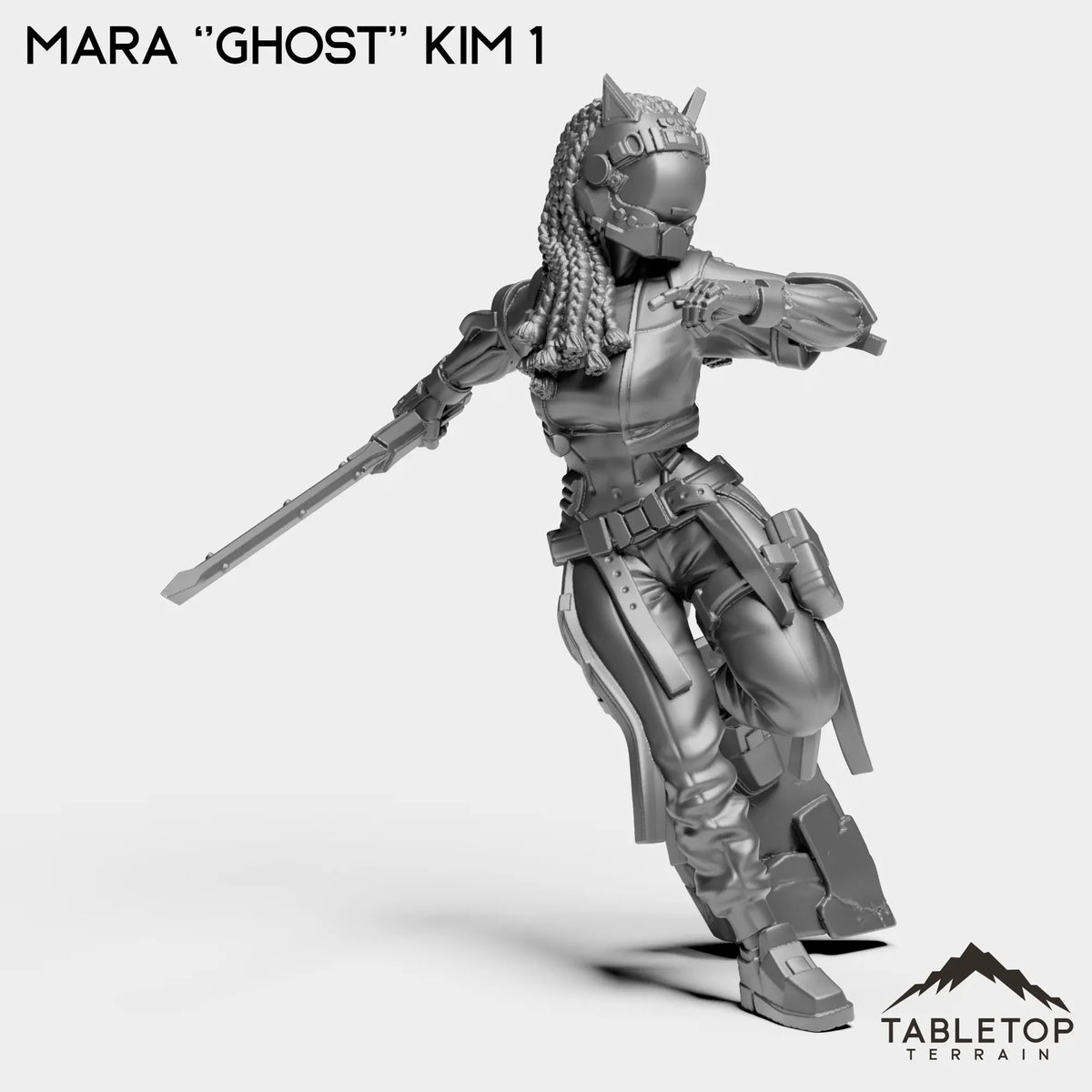 Tabletop Terrain Miniature Mara ''Ghost'' Kim 1 Mara ''Ghost'' Kim