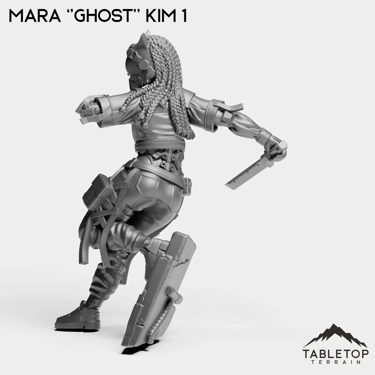 Tabletop Terrain Miniature Mara ''Ghost'' Kim